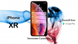 iPhone XR Launcher:Theme 2023 screenshot 1
