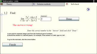 Math. Limits screenshot 2