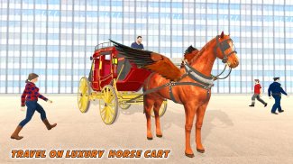 Flying Horse Buggy Taxi Drive screenshot 5