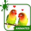 Lovebirds Keyboard + Wallpaper Icon