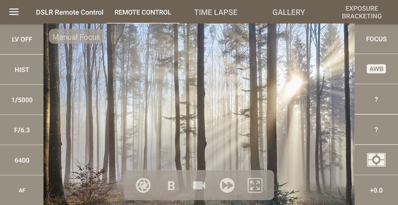 dslr camera remote app