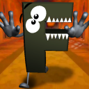 Zombie alphabet: 3D online Icon