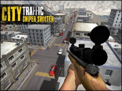 Tráfego de cidade Sniper Sho screenshot 5