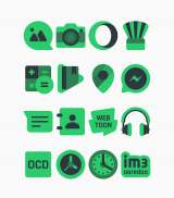 Warak Green - Icon Pack screenshot 0