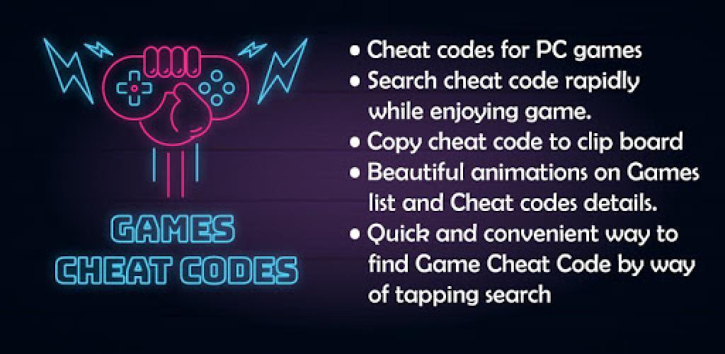 Cheat Codes for Games (Códigos – Apps no Google Play