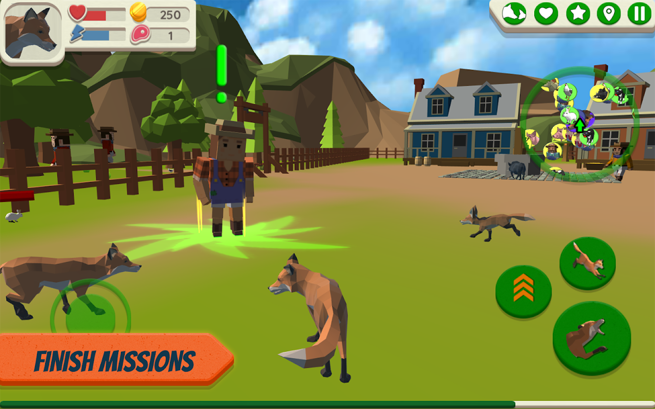 Fox Family - Animal Simulator 3d Game - Загрузить APK для Android | Aptoide