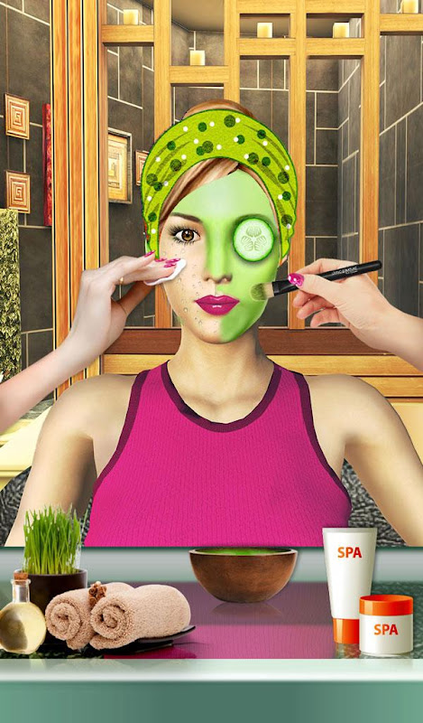 Download do APK de Cara Maquiagem E Beleza spa salão reforma jogos 3D para  Android
