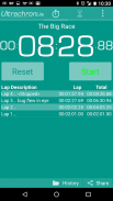 Ultrachron Stopwatch Lite screenshot 4