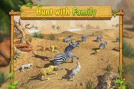 Cheetah Family Sim - Animal Simulator screenshot 1