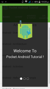 Pocket Android Tutorial Free screenshot 0