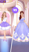 Purple princess dress up game screenshot 4