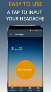 HeadApp! Headache Diary screenshot 1