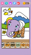 Jogos de animais para crianças: colorir e brincar screenshot 0