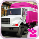 Garbage Dump truck driver 3D Icon