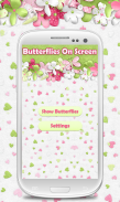 Butterflies Flying On Screen screenshot 1