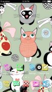 Cute Kitty Theme C Launcher screenshot 2