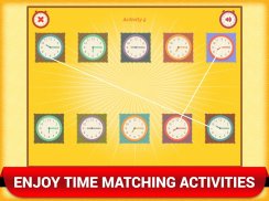 Math Telling Time Clock Spiel - uhr lernen screenshot 2