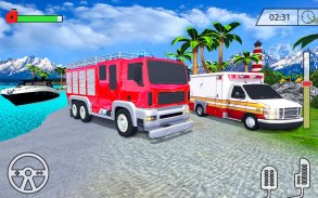 Coast Guard Beach Rescue Team: Beach Parking Sim screenshot 0