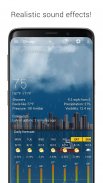 Cityscape animated weather backgrounds add-on screenshot 4