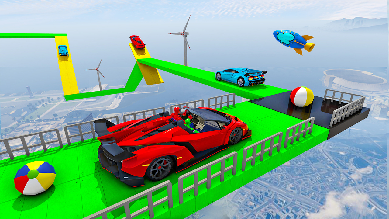 Impossible Car Stunts Driving - Sport Car Racing Simulator 2021