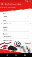 Bike Tire Pressure Calculator screenshot 1