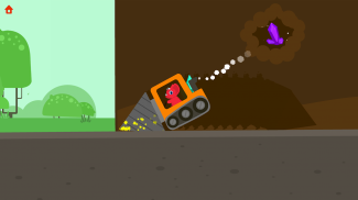 공룡 굴삭기 2 - 차량 및 레이싱 어린이 게임 screenshot 2