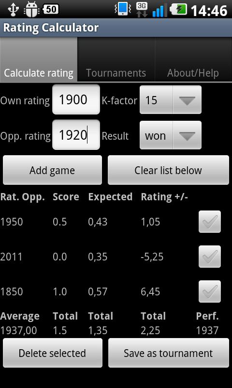 Chess Fide Rating Calculator APK (Android App) - Free Download