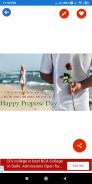 Happy Propose day:Greeting,Photo Frames,GIF,Quotes screenshot 0