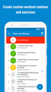Workout Tracker & Gym Plan Log screenshot 1