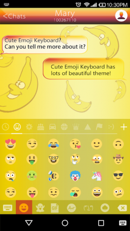 Banana Emoji Keyboard Theme Wallpaper 1 0 1 Laden Sie Apk Fur