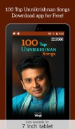 100 Top Unnikrishnan Songs screenshot 5