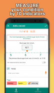 Glucose tracker－Diabetic diary screenshot 2
