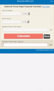 Hydraulic Pump OP Capacity Cal screenshot 0