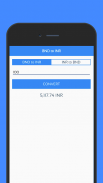 BND and INR Converter App screenshot 1