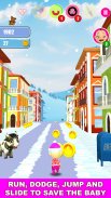 Bayi Salju Run - Menjalankan screenshot 6