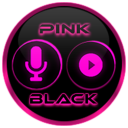 Flat Black and Pink Icon Pack Free Icon