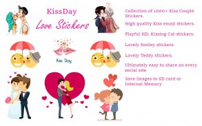 Kiss Me Love Stickers & emoji screenshot 0