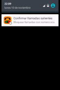 Bloqueador de llamada fácil. screenshot 4