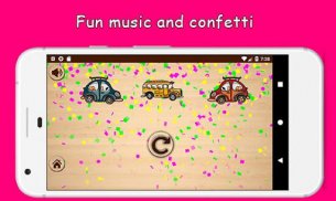 Baby puzzle game - Vehicles screenshot 2