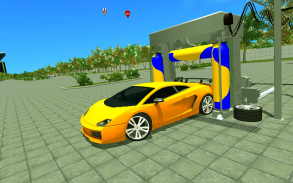 Modern Car Wash: Gas Station Car Parking Game screenshot 2