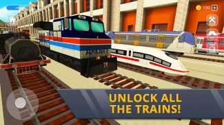 Railway Station Крафт: Симулятор поезда 2019 screenshot 2