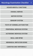 Neurology Examination Checklist screenshot 0