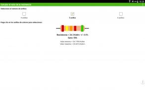 Cálculo de resistencia screenshot 4