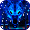 Ice Wolf 3D Keyboard Theme