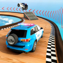 Polisi prado mobil akrobat - mega ramp stunts 3D