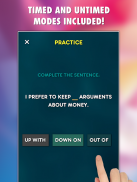 Phrasal Verbs Grammar Test PRO screenshot 12