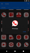 Inverted White and Red Icon Pack Free screenshot 22