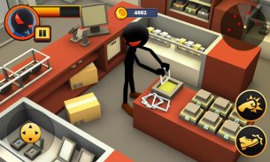 Criminal Stickman Escape 3D screenshot 0