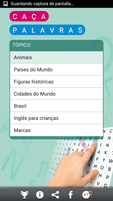 Download do APK de Caça-palavras em Inglês para Android