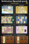 Solitarios de cartas (con la baraja española) screenshot 0